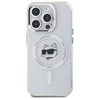 KARL LAGERFELD CASE DO IPHONE 15 PRO 6.1 DO MAGSAFE Z METALOWYM CHOUPETTE