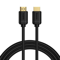 BASEUS KABEL HDMI 2.0 4K 60 HZ 3D HDR 18 GBPS 2 M CZARNY
