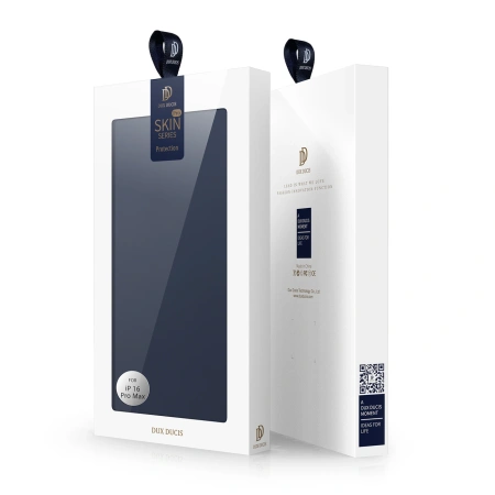 DUX DUCIS ETUI SKIN PRO DO IPHONE 16 PRO MAX Z KLAPKĄ I MIEJSCEM NA KARTĘ