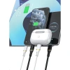 Kabel Dudao L25C USB-C - USB-C silikonowy 60W 1m - biały