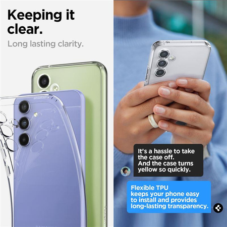SPIGEN LIQUID CRYSTAL GALAXY A54 5G CRYSTAL CLEAR