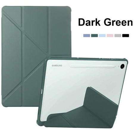 ETUI POKROWIEC DO SAMSUNG TAB S10 ULTRA ZIELONE OCHRONA Z FUNKCJĄ STAND