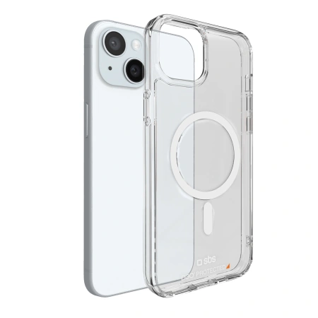 Etui SBS D3O MagSafe do iPhone 15 - przezroczyste