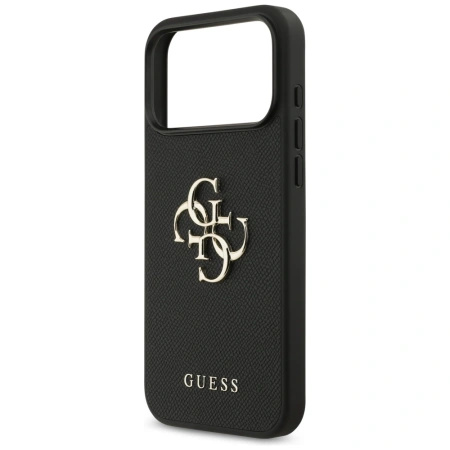 GUESS ETUI GRAINED BIG 4G CLASSIC LOGO DO IPHONE 17 PRO MAX LUKSUSOWA