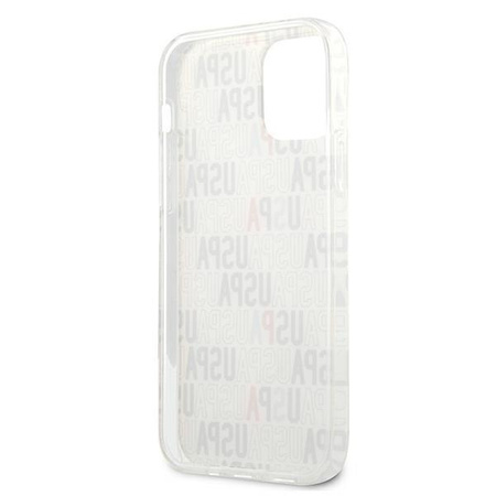 Etui U.S. Polo Assn. Logo Mania Collection na iPhone 12 mini - białe