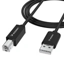 WOZINSKY KABEL PRZEWÓD USB-B USB-A DO DRUKARKI SKANERA 480MB/S 1M CZARNY