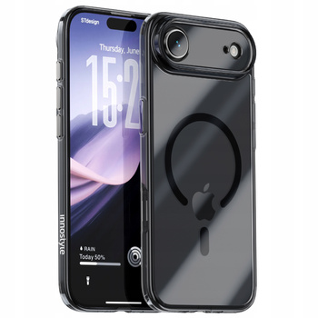 INNOSTYLE ETUI MAGNETYCZNE CASE WZMOCNIONE DO MAGSAFE IPHONE 17 AIR CZARNE