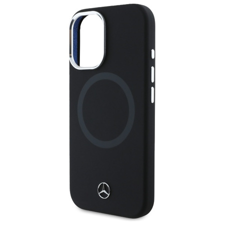 MERCEDES ETUI SILICONE TONAL LOGO DO IPHONE 16 6.1 DO MAGSAFE HARDCASE