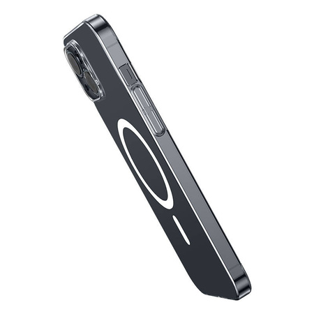 BASEUS ETUI POKROWIEC DO IPHONE 13 MAGNETIC CRYSTAL CLEAR ZESTAW CZYSZCZĄCY