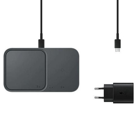 Ładowarka indukcyjna Samsung EP-P5400TB+ ład. siec. ciemno szary/dark gray Duo