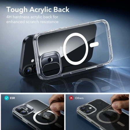 ESR ZESTAW CLASSIC HYBRID MAGSAFE DO IPHONE 17 Z SZKŁEM HARTOWANYM NA