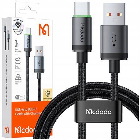 MCDODO KABEL USB-C SZYBKIE ŁADOWANIE DO SAMSUNG XIAOMI USB TYP C QC 4.0 3M