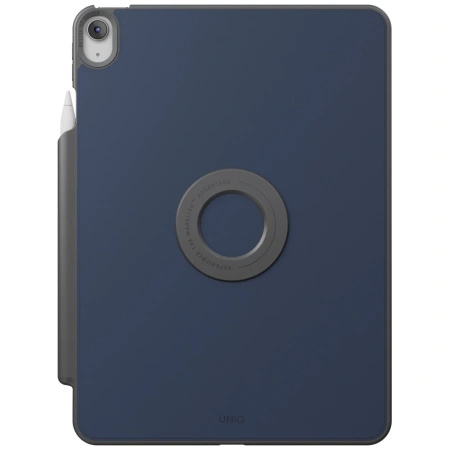 Etui UNIQ Rovus Snapmount Magnetic 360 Rotating Detachable do iPad Air 11" 2024 / 2025 / iPad Air 10.9" 2020 / 2022 - granatowe