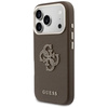 Etui Guess FW Resin Logo do iPhone 17 Pro brązowy
