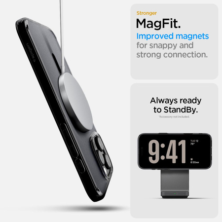 SPIGEN ULTRA HYBRID T ETUI DO IPHONE 16 PRO MAX DO MAGSAFE WYTRZYMAŁE