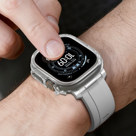 Etui ochronne AMAZINGTHING Minimal na Apple Watch UItra 3 49 mm - przezroczyste