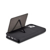 Magnet Card Case etui do iPhone 12 Pro Max pokrowiec portfel na karty kartę podstawka czarny
