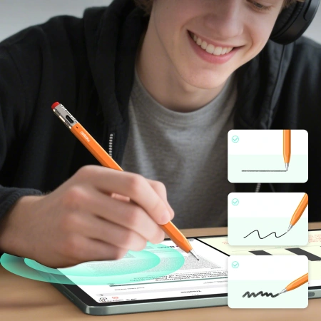 Rysik Metapen Pencil Air8 Pro X do iPada - pomarańczowy