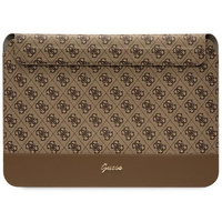 Etui Guess GUCS14PS4SGW 14" brązowy/ brown 4G Stripe Metal Logo