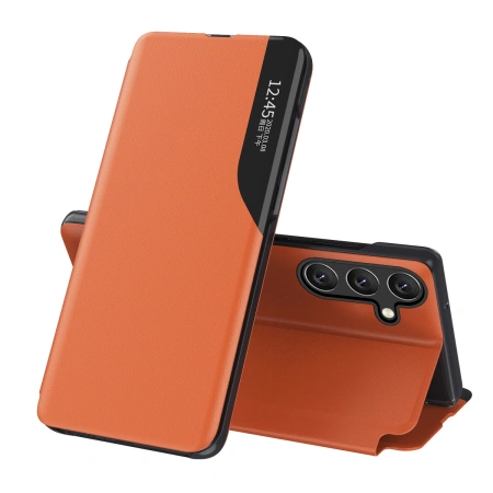 HURTEL ETUI ECO LEATHER VIEW CASE DO SAMSUNG GALAXY A26 Z FUNKCJĄ PODSTAWKI