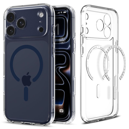 SPIGEN ULTRA HYBRID MAG MAGSAFE IPHONE 17 PRO CLEAR/DEEP BLUE