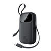 Baseus Powerbank EnerFill FC31 20000mAh 45W z wyświetlaczem z kablami USB-C i USB-C czarny