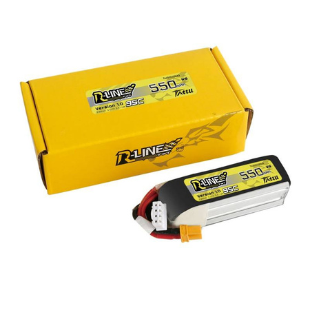 TATTU AKUMULATOR LIPO 550MAH 11.1V 95C 3S1P DO DRONÓW XT30 WYSOKA WYKONANIE