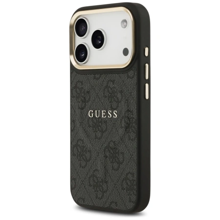 GUESS ETUI 4G PU CLASSIC LOGO MAGSAFE DO IPHONE 17 PRO LUKSUSOWA OCHRONA