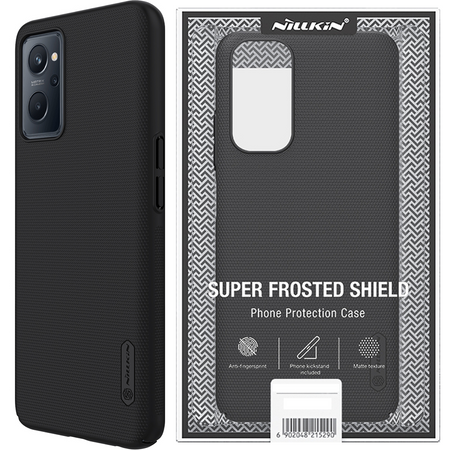 Nillkin Super Frosted Shield wzmocnione etui pokrowiec + podstawka Realme 9i czarny