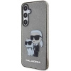 Etui Karl Lagerfeld Glitter Karl&Choupette na Samsung Galaxy S24 - czarne