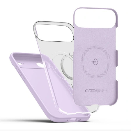 TECH-PROTECT ETUI SILICONE MAGSAFE DO IPHONE 17 AIR OCHRONA Z SILIKONOWYM