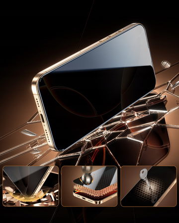 INNOSTYLE SZKŁO HARTOWANE 9H PRYWATYZUJĄCE SZYBKA DO IPHONE 17 / 17 PRO