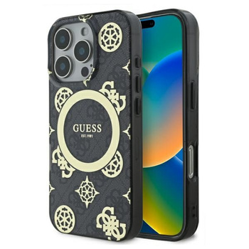 GUESS ETUI HARDCASE DO IPHONE 16 PRO MAX 6.9 DO MAGSAFE PEONY ON 4G