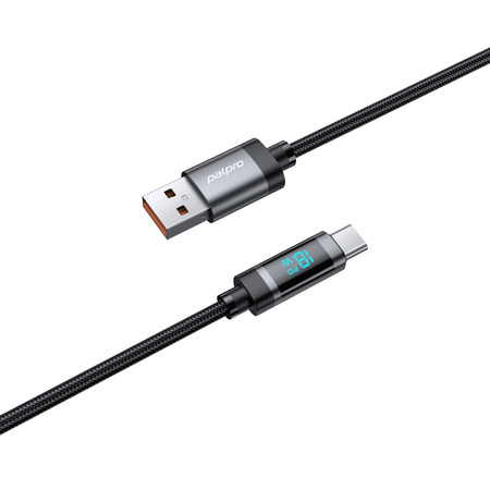PALPRO KABEL USB-A USB-C SZYBKIE ŁADOWANIE DO SAMSUNG APPLE 3A 18W LED 1M