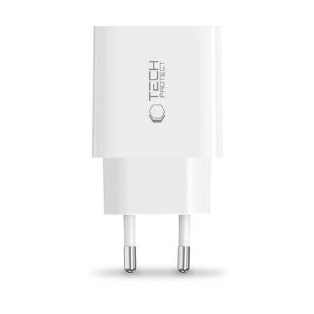 TECH-PROTECT ŁADOWARKA SIECIOWA 1-PORTOWA PD 20W DO TELEFONÓW APPLE SAMSUNG