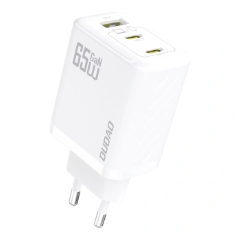 DUDAO ŁADOWARKA SIECIOWA 65W GAŃ 2 x USB-C 1 x USB-A DO TELEFONÓW PD
