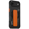 Etui Skinarma Haxa do iPhone Air         Magnetic Charging + Grip Stand grafitowy