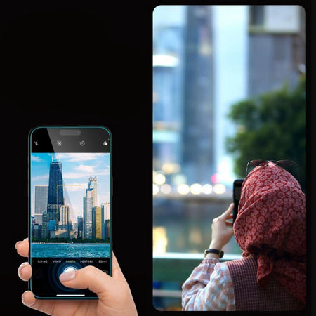 Szkło hartowane Spigen Glas.tR EZ Fit Privacy na iPhone 15 Pro Max - 2 szt.