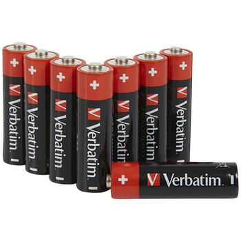VERBATIM BATERIA ALKALICZNA AA LR6 8SZT DO ZABAWEK URZĄDZEŃ ELEKTRONICZNYCH