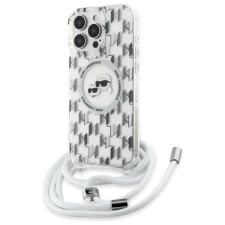 KARL LAGERFELD POKROWIEC DO IPHONE 16 PRO 6.3 TRANSPARENT HARDCASE DO