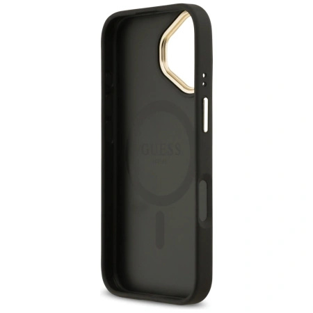 GUESS ETUI GRAINED STRASS LOGO DO IPHONE 17 MAGSAFE DESIGNERSKIE