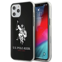 Etui U.S. Polo Assn. Shiny Big Logo na iPhone 12 Pro Max - czarne