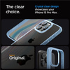 Spigen Crystal Hybrid, sierra blue - iPhone 15 Pro Max