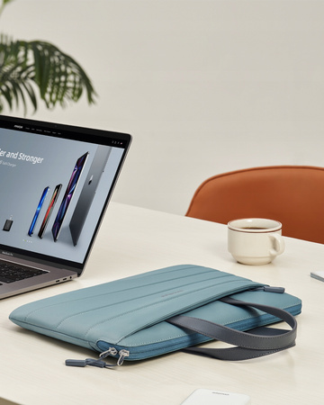 INNOSTYLE DAMSKA TORBA NA LAPTOPA 14" WODOODPORNA CARRYLITE SLIM ZIELONA