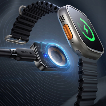 MCDODO SZYBKA ŁADOWARKA INDUKCYJNA DO APPLE WATCH 2 3 4 5 6 SE 7 8 9 ULTRA