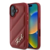 KARL LAGERFELD ETUI HARDCASE DO IPHONE 16 6.1 QUILTED SIGNATURE CZERWONY