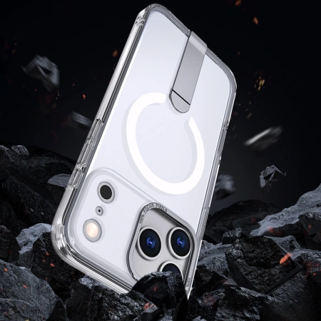 HURTEL ETUI HYBRID ARMOR X DO IPHONE 17 PRO Z PODSTAWKĄ KOMBATYBILNE