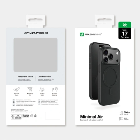 AMAZINGTHING ETUI MINIMAL AIR DO IPHONE 17 PRO MAX KOMPAATYBILNE Z MAGSAFE