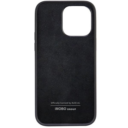 Etui Audi Synthetic Leather na iPhone 14 Pro Max 6.7" - czarne AU-TPUPCIP14PM-TT/D1-BK