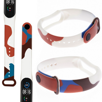 Strap Moro opaska do Xiaomi Mi Band 6 / Mi Band 5 silikonowy pasek bransoletka do zegarka wzór 8